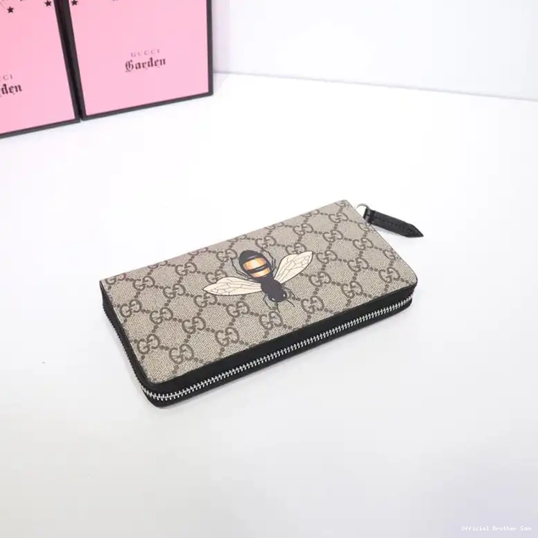 Official Brother Sam Zip wallet around 1904G0003 Brand Handbags Gucci 0722
